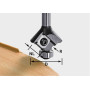 Скругляющая фреза FESTOOL - S8 HW R2 D28 KL12,7 MFK (499809)