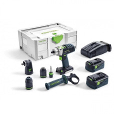 Festool Акумуляторний ударний дриль-шуруповерт PDC 18/4 5,2/4,0 I-Set/XL-SCA QUADRIVE 574704