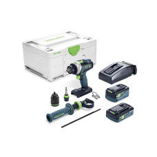 Акумуляторний ударний дриль-шуруповерт Festool QUADRIVE TPC 18/4 5,2/4,0 I-Plus 575605