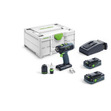 Festool Акумуляторний дриль-шуруповерт T 18+3 HPC 4,0 I-Plus 576446