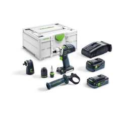 Festool Акумуляторний дриль-шуруповерт DRC 18/4 5,2/4,0 I-Set-SCA QUADRIVE 576460