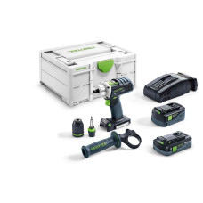 Festool Акумуляторний дриль-шуруповерт DRC 18/4 5,2/4,0 I-Plus-SCA QUADRIVE 576463