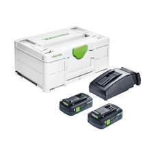 Festool Комплект електроживлення SYS3 ENG 18V 2x4,0/TCL6 576811