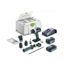 Акумуляторна ударна дриль-шурупокрут FESTOOL - QUADRIVE TPC 18/4 5,0/4,0 I-Set/XL (577622)