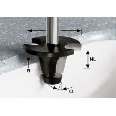 Festool Фреза для установки мийок HW R6,35/25/6° ss S12 492671