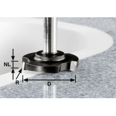 Festool Торцева фреза HW D 52/R1ss S12 492701