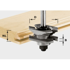 Festool Фреза багетная пазовая HW S8 D46 x D12-NT 490645