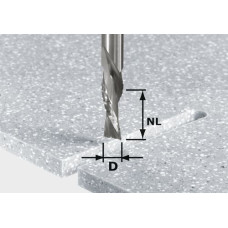 Festool Фреза для чорнової та чистової обробки HW Spi D12/42 LD ss S12 492656