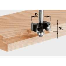Festool Фальцева фреза зі змінними ножами HW S8 D38/12 491085
