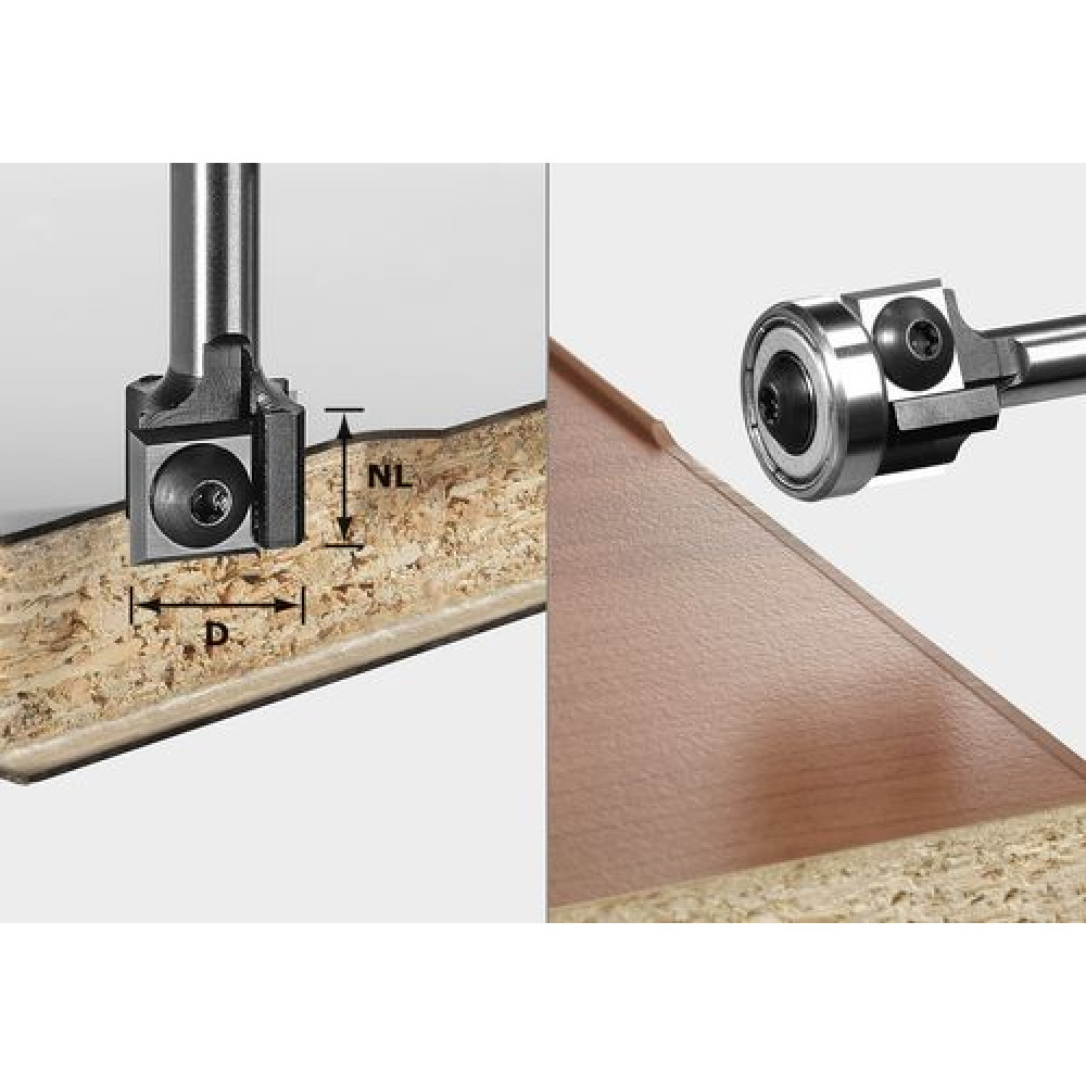 Festool Пригоночная фреза со сменными ножами S8 HW D19 12x12 KL OFK 499806