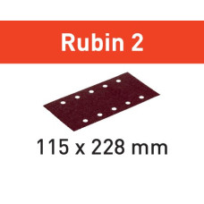 Festool Шліфувальні листи STF 115X228 P180 RU2/50 Rubin 2 499036